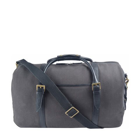 Charles Canvas & Leather Cabin Travel Duffle Weekend Bag