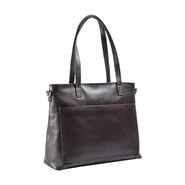 Sierra Leather Shoulder Bag with Sling Strap