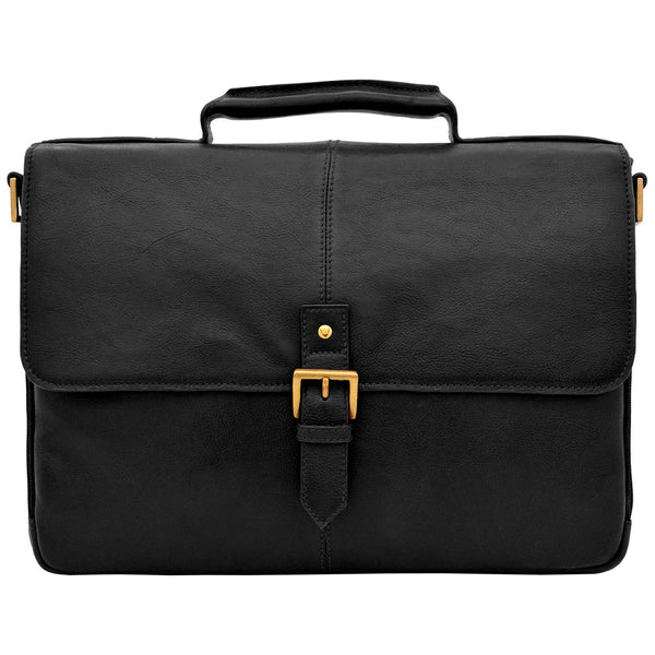 Charles 15" Laptop Compatible Leather Briefcase