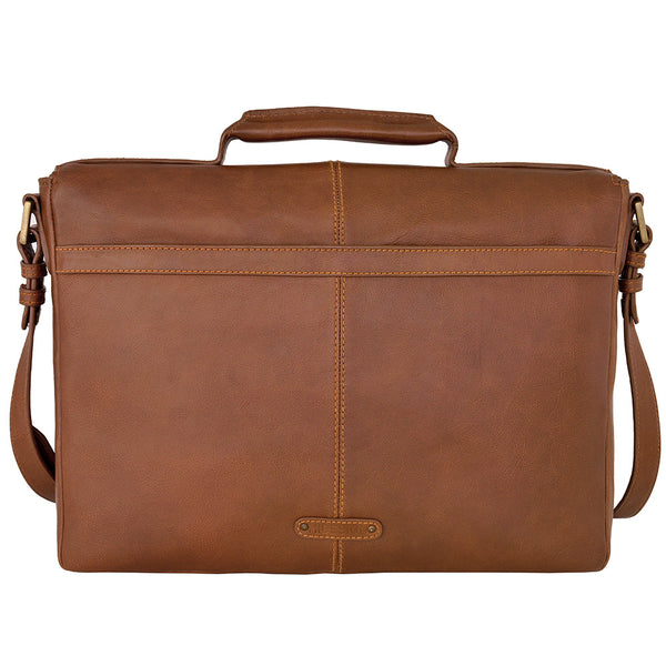 Charles 15" Laptop Compatible Leather Briefcase