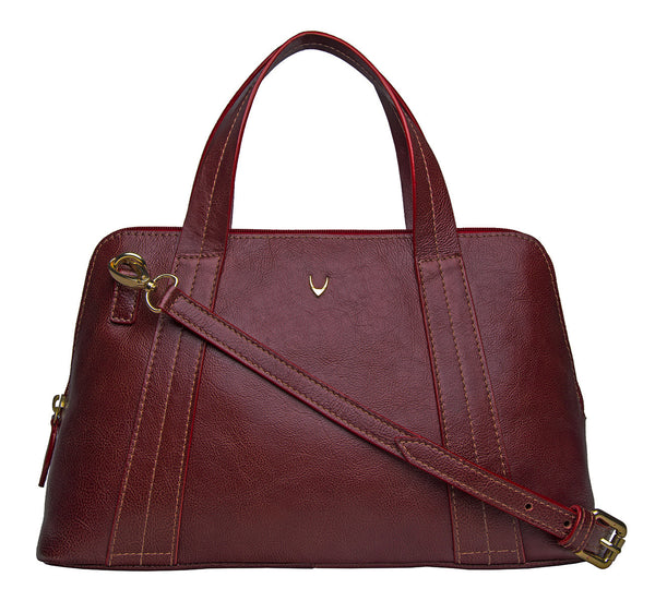 Cerys Medium Leather Satchel with Shoulder Strap