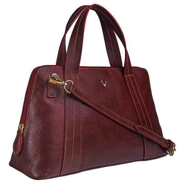 Cerys Medium Leather Satchel with Shoulder Strap