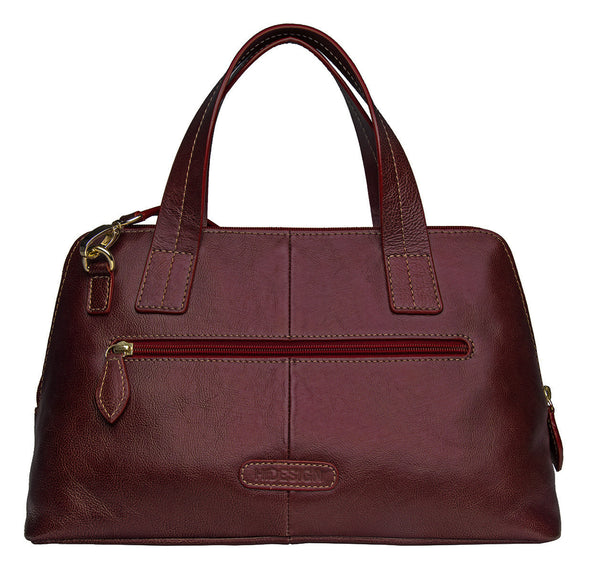 Cerys Medium Leather Satchel with Shoulder Strap