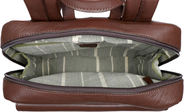 Hidesign Aiden Large Multi-functional Leather Backpack