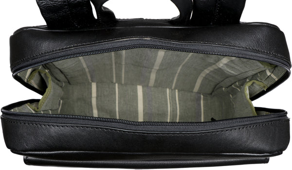 Hidesign Aiden Large Multi-functional Leather Backpack