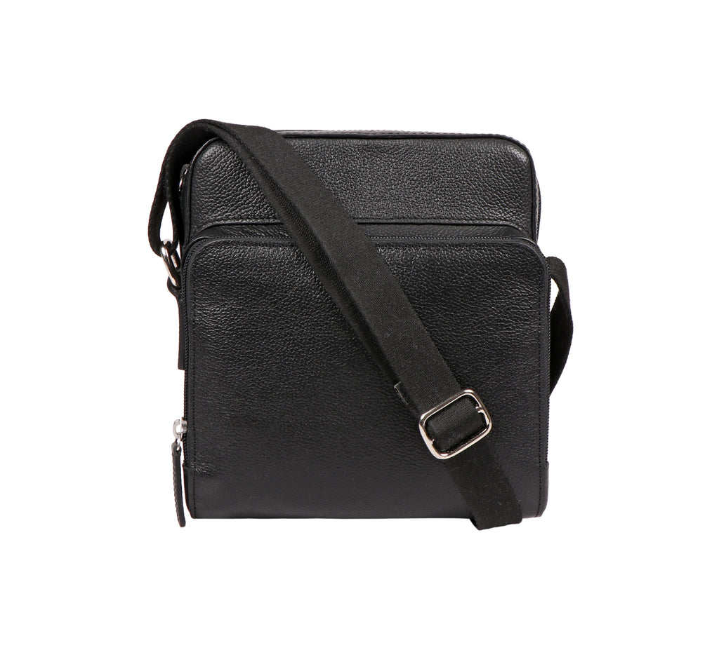 Toledo Genuine Leather Small Crossbody Bag/Messenger Bag with Multiple Pockets