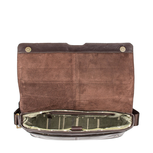 Helvellyn Medium Leather Messenger