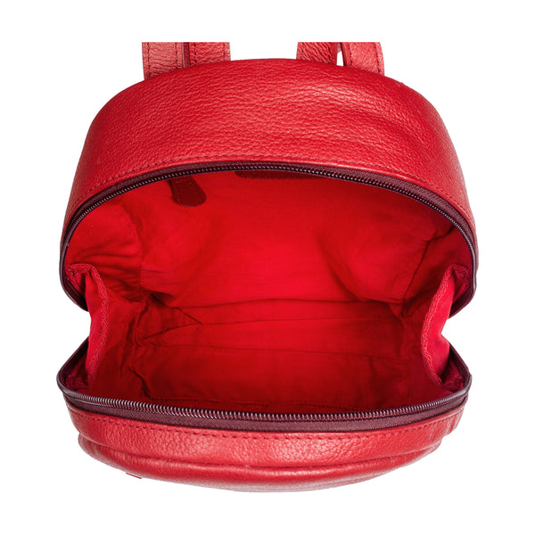 Kiwi Small Leather Backpack