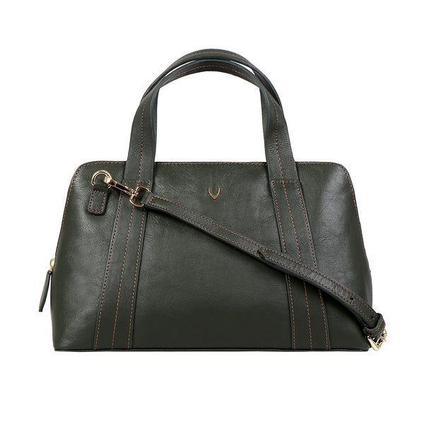 Cerys Medium Leather Satchel with Shoulder Strap