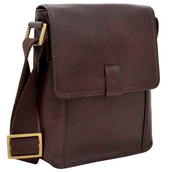 Aiden Genuine Leather Mini Crossbody Men/Women Messenger Bag/Travel Bag / 10.5" iPad Bag