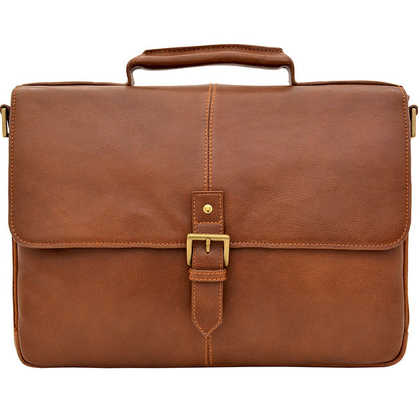 Charles 15" Laptop Compatible Leather Briefcase