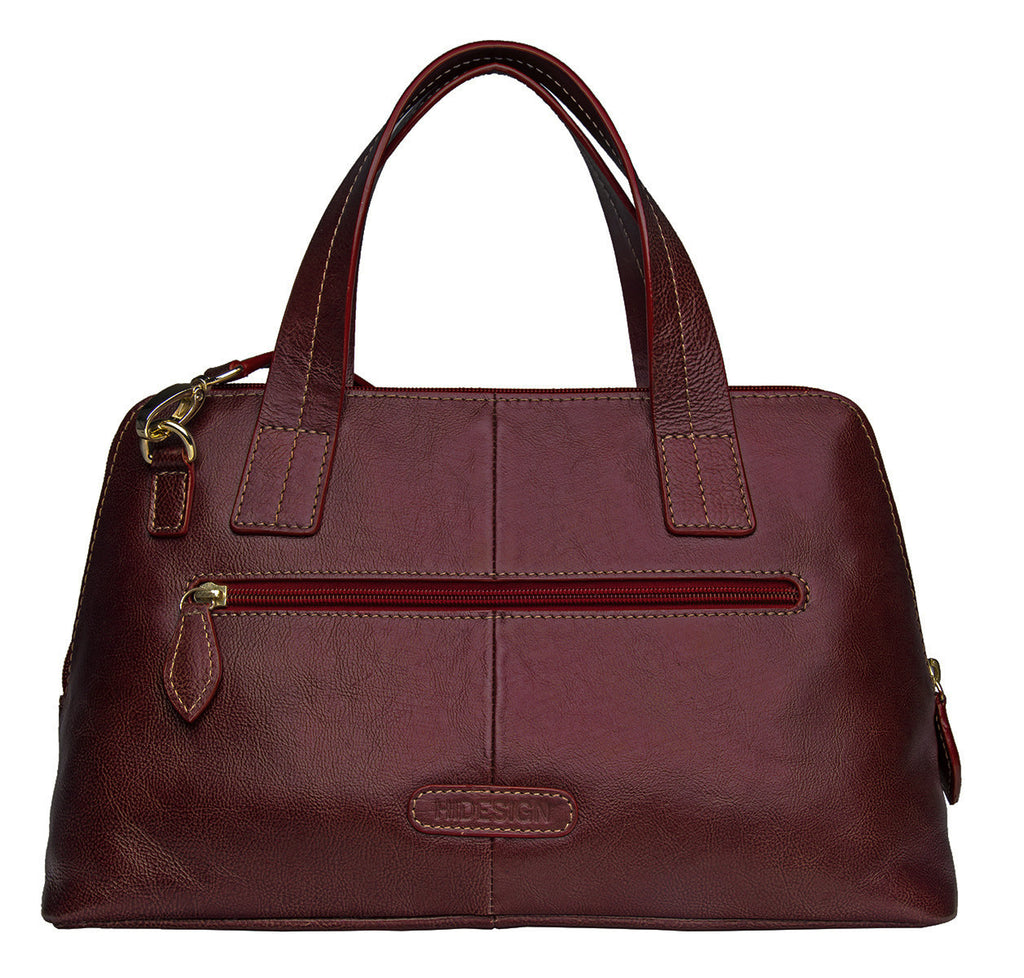 Cerys Medium Leather Satchel with Shoulder Strap HIDESIGN
