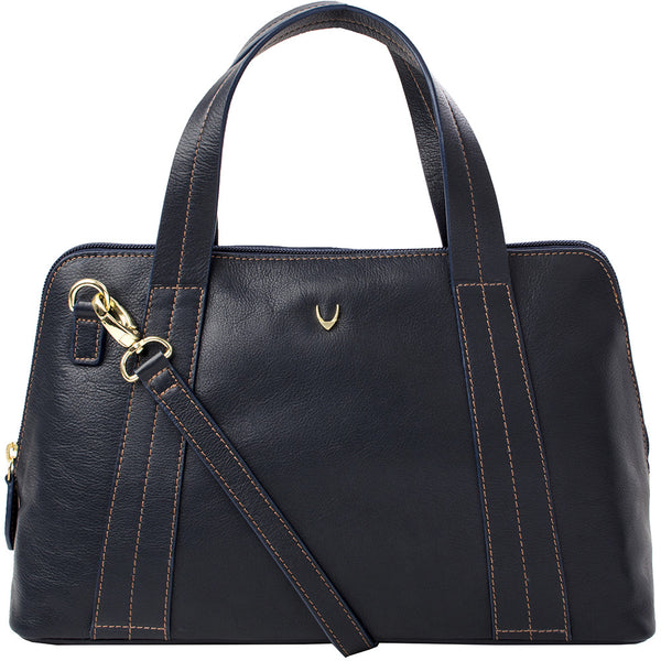 Cerys Medium Leather Satchel with Shoulder Strap