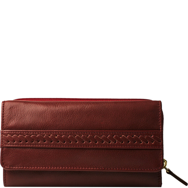 Mina Trifold Leather wallet