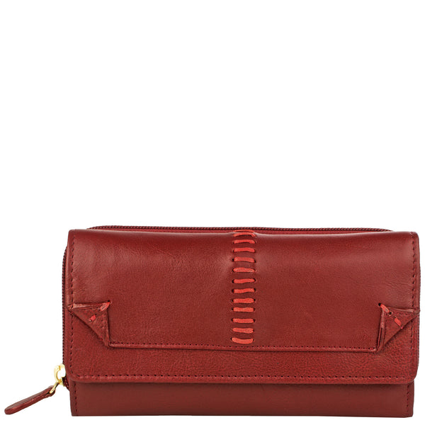 Stitch Trifold Leather wallet