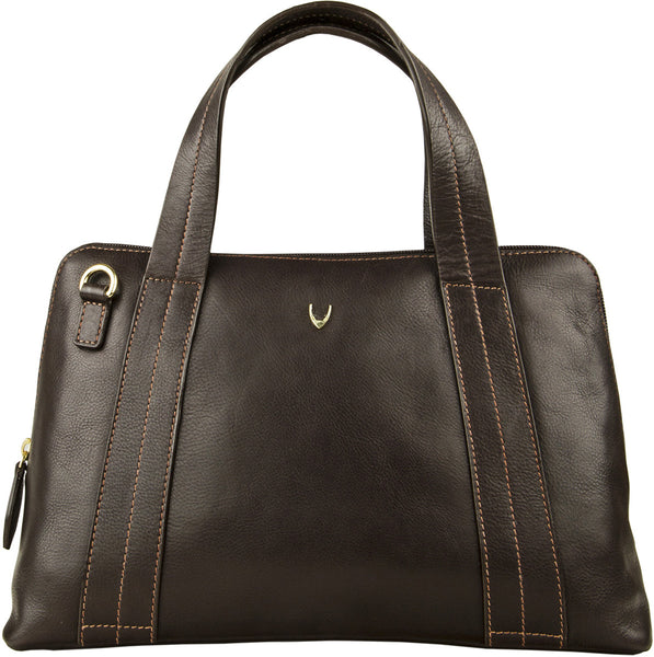 Cerys Medium Leather Satchel with Shoulder Strap