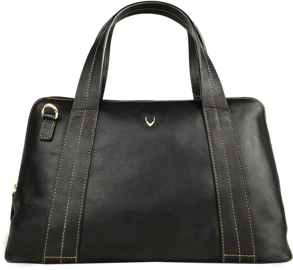 Cerys Medium Leather Satchel with Shoulder Strap