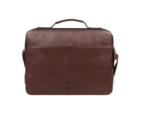Toledo Genuine Leather Medium Messenger Bag/Crossbody Bag with Pockets and Two Main Compartments