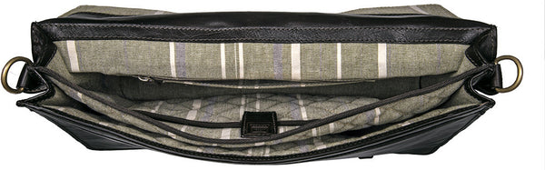 Parker Men's Leather Laptop Briefcase