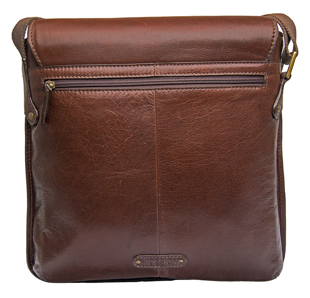 Hidesign Men Brown Messenger Bag