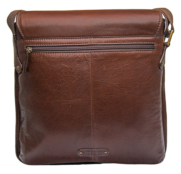 Vespucci Vertical Buffalo Leather Messenger